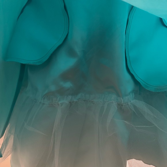 Bee Darlin Mint Green Formal Dress w/Rhinestones & side Pockets. Junior size 7-8 - Picture 7 of 7